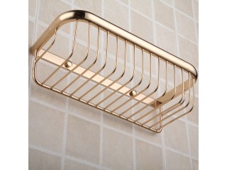 Customized Gold Plated Shower Basket